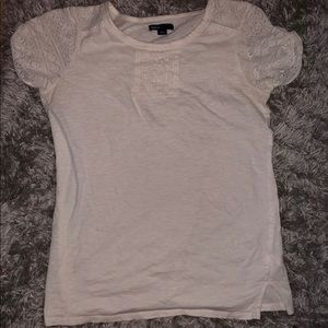 Gap Kids White Embroidered Detail Shirt XXL 14-16